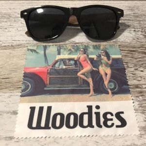 Woodies Polarized Walnut Sunglasses with EXTRAS!